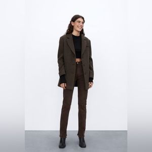 Zara split slim jeans